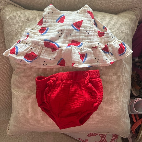 Adorable Watermelon Summer Outfit - Picture 1 of 4